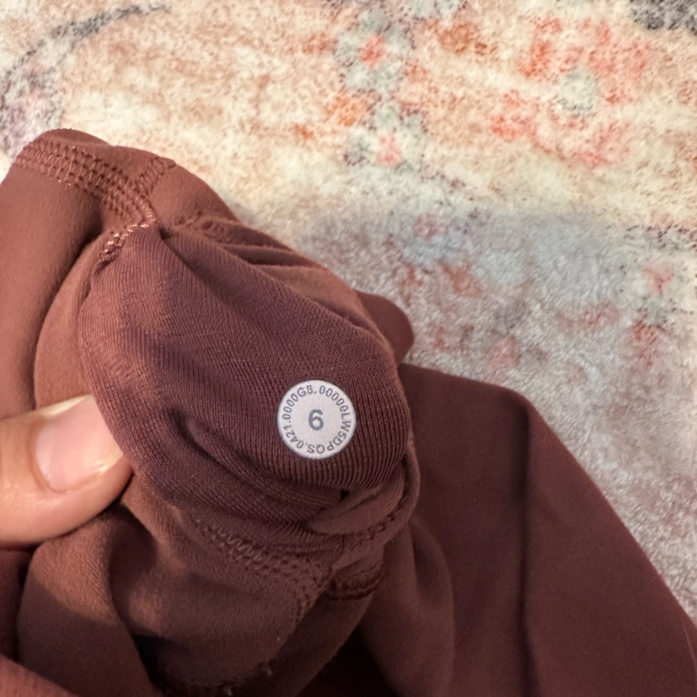 Lululemon Rust Red High-Waisted align Leggings - Picture 7 of 7